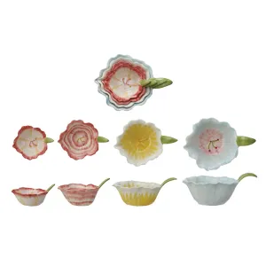 Flower Shaped Prep Bowls, Set of 4