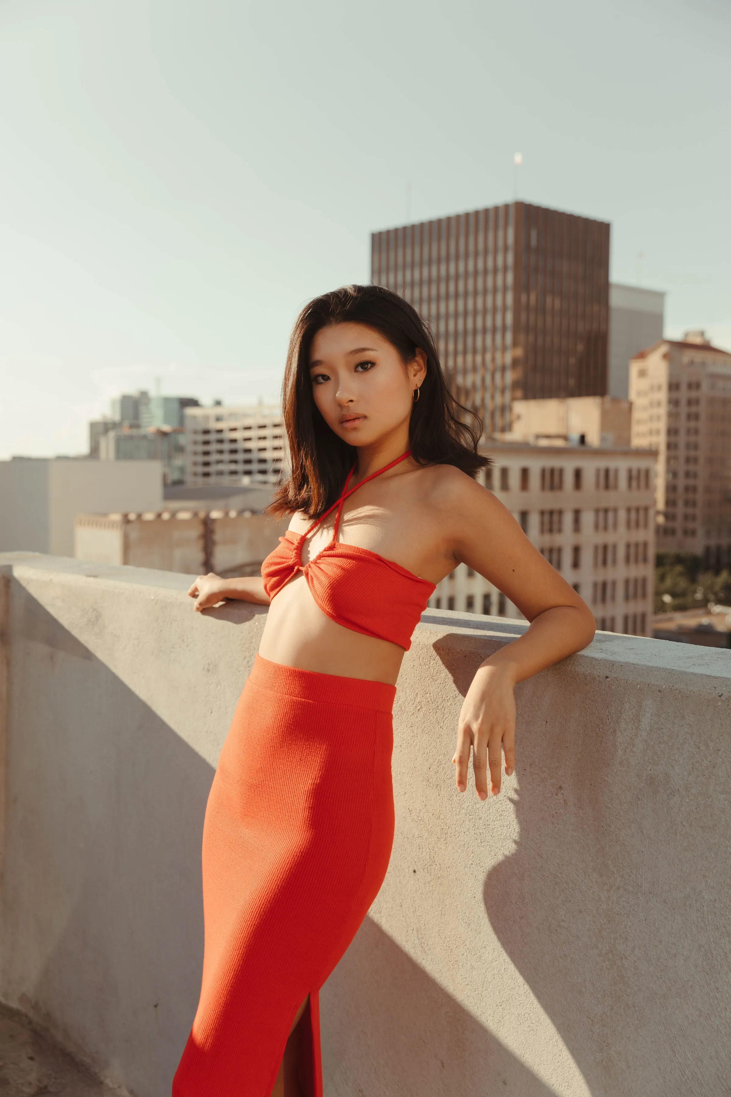For the Night Set in Red