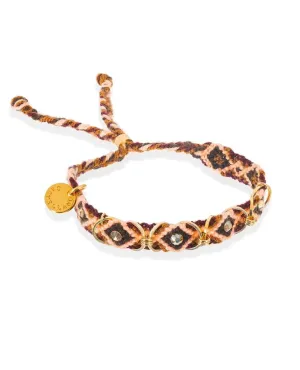 Free Spirit Bracelet with Rings Brown