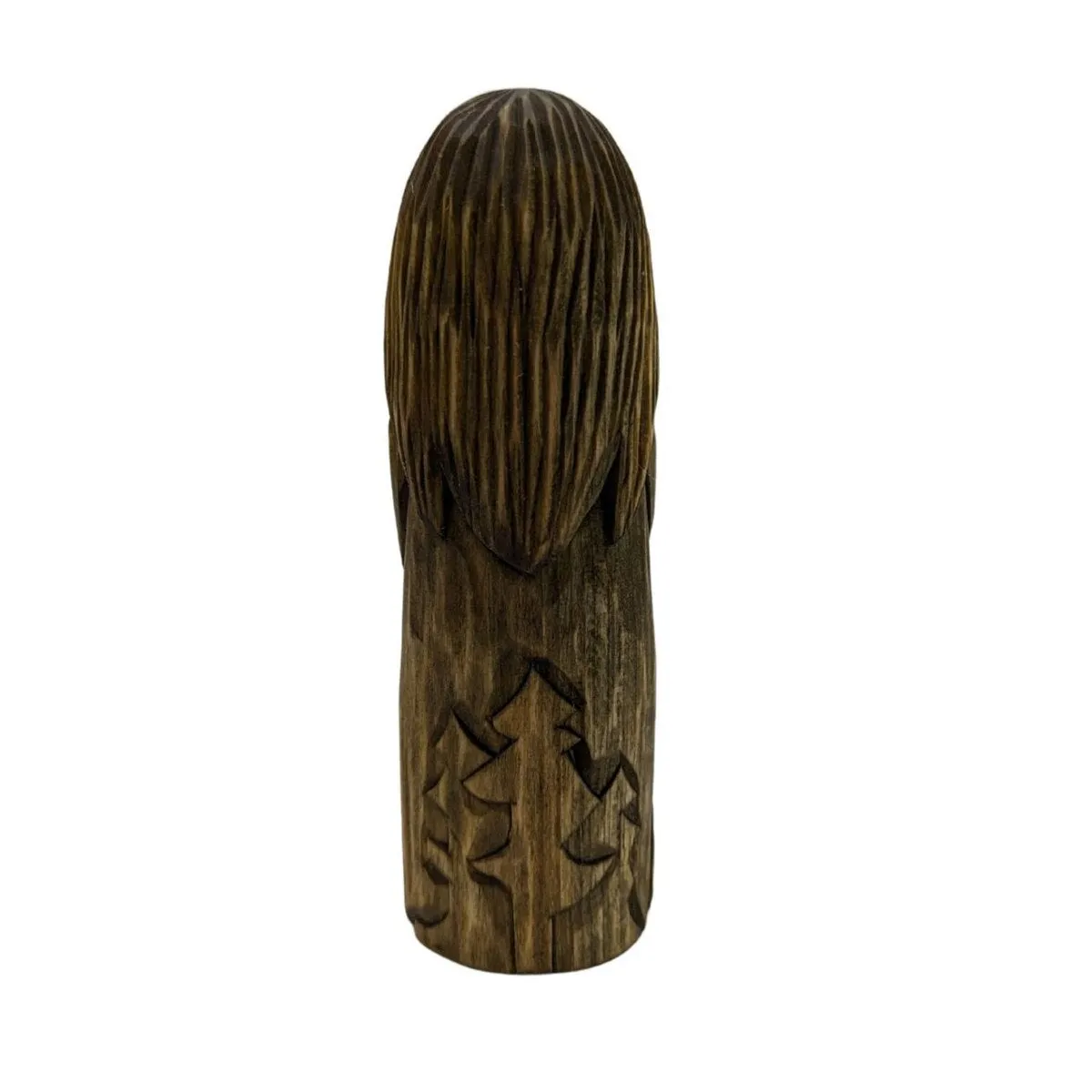 Freyr God wood carved statue