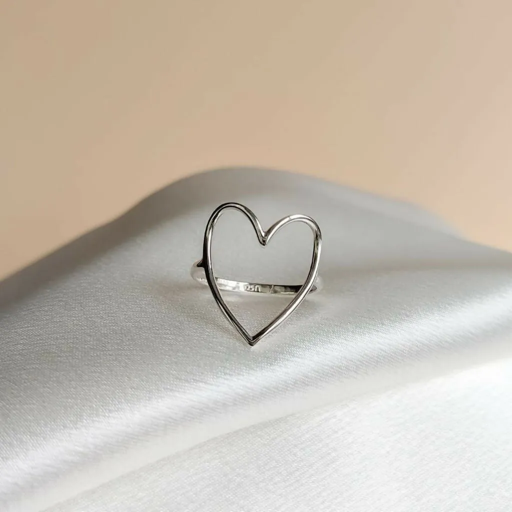 Full of Love Sterling Silver Ring
