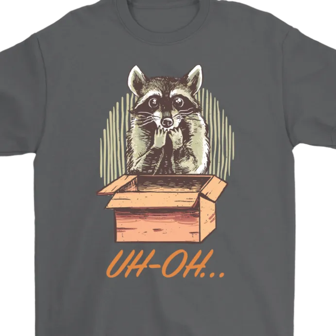 Funny Raccoon T-shirt, Raccoon T-shirt, Funny Animal Shirt, Funny Raccoon Shirt