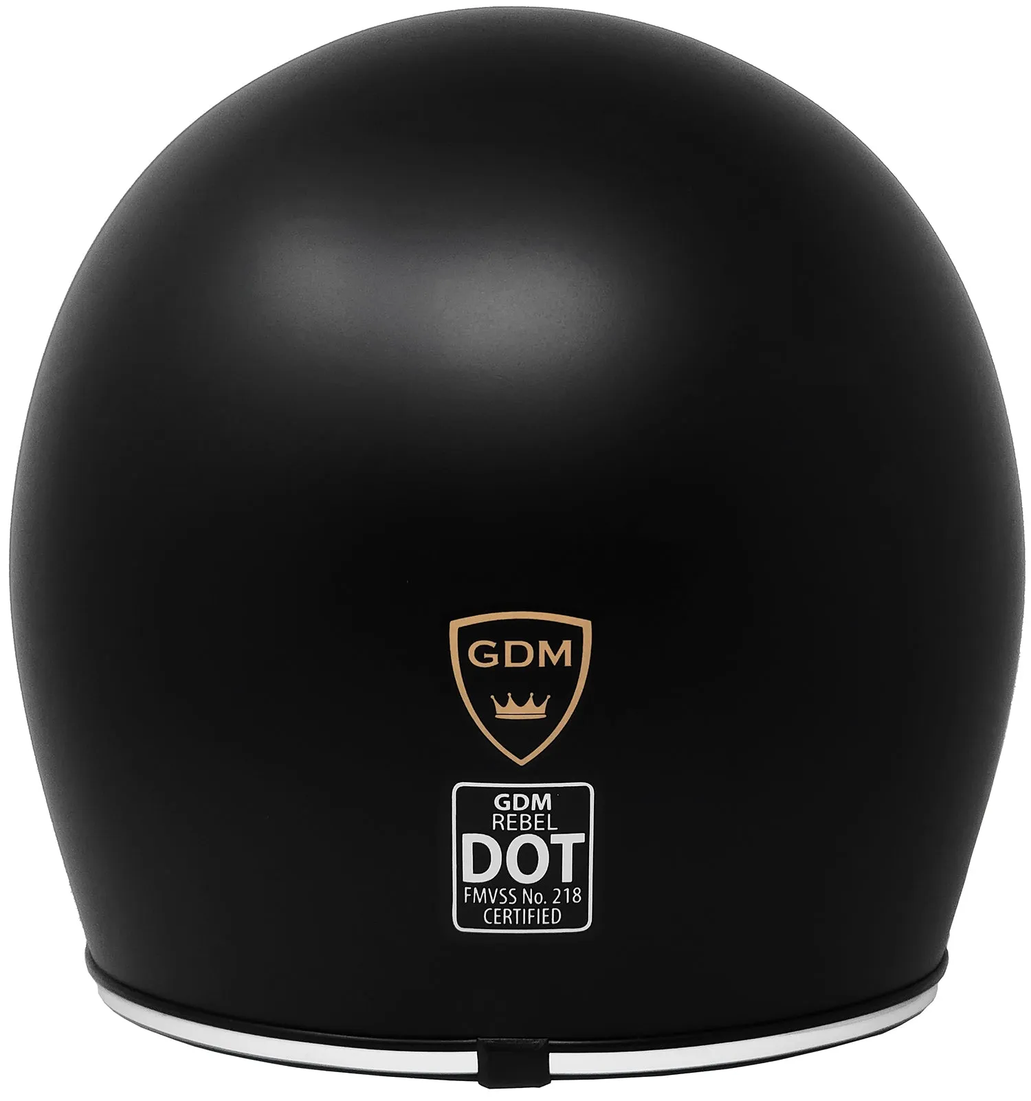 GDM REBEL Retro Motorcycle Helmet with Bluetooth Headset