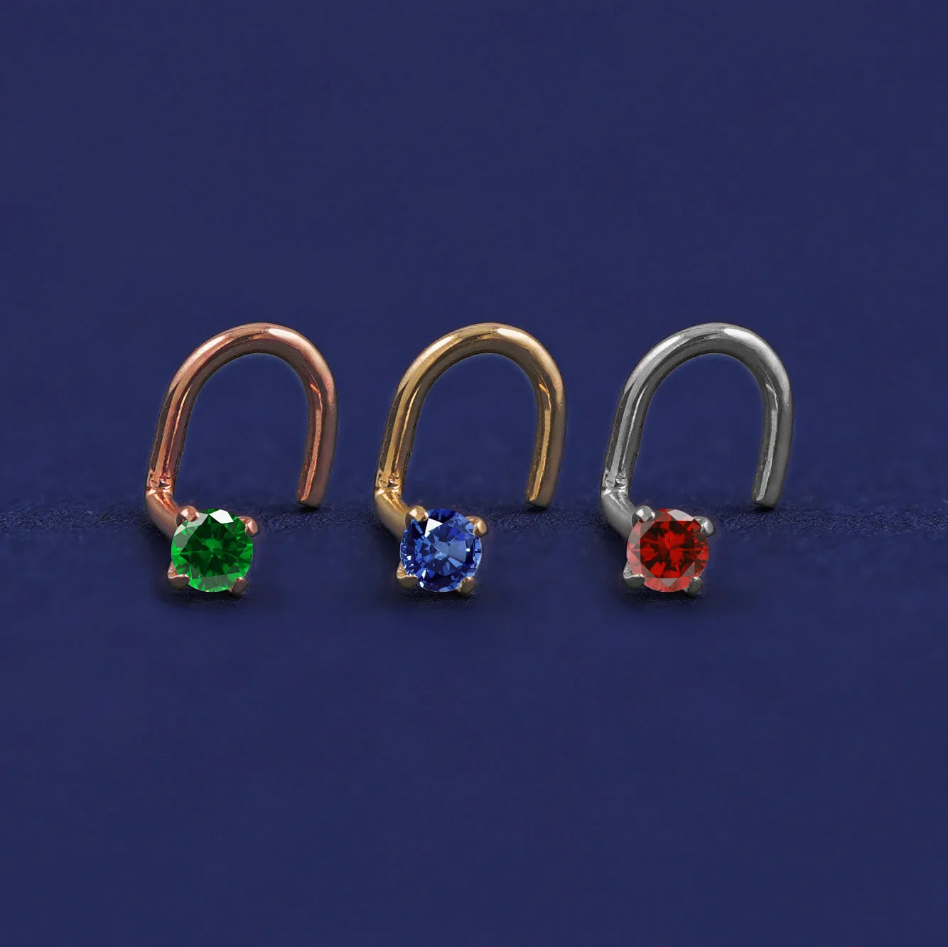 Gemstone Nose Stud