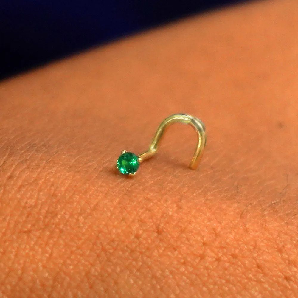 Gemstone Nose Stud