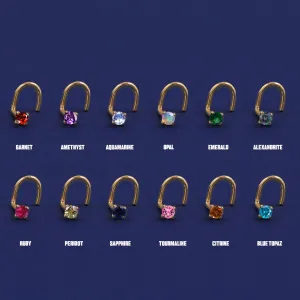 Gemstone Nose Stud