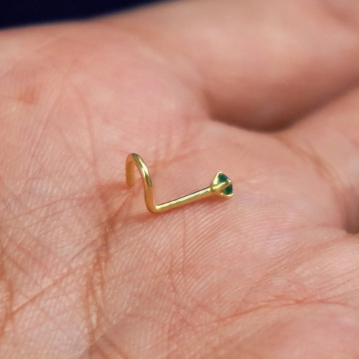 Gemstone Nose Stud