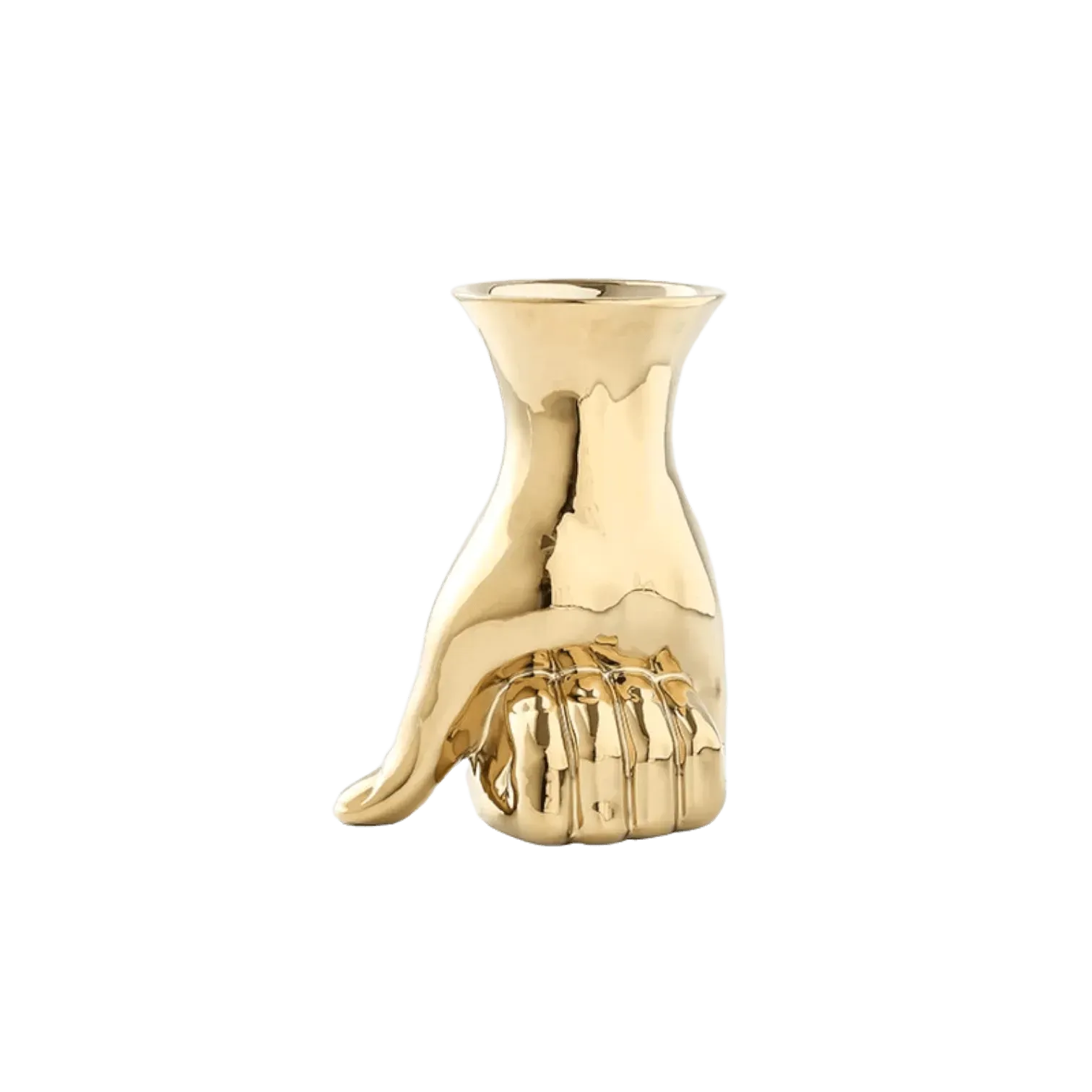 Glam Palm and Hand Figurine Vase