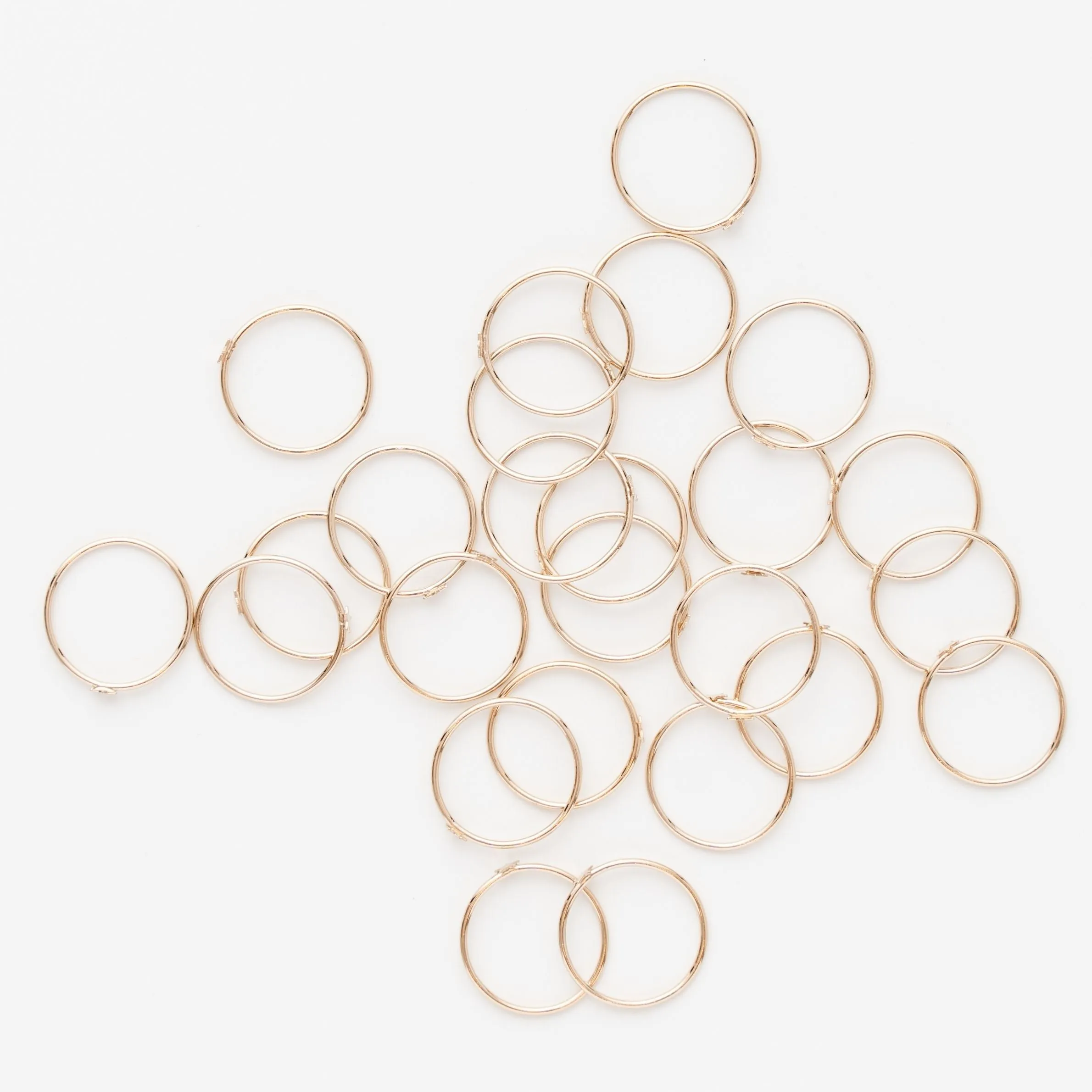 GOLD STAR STACKING RING