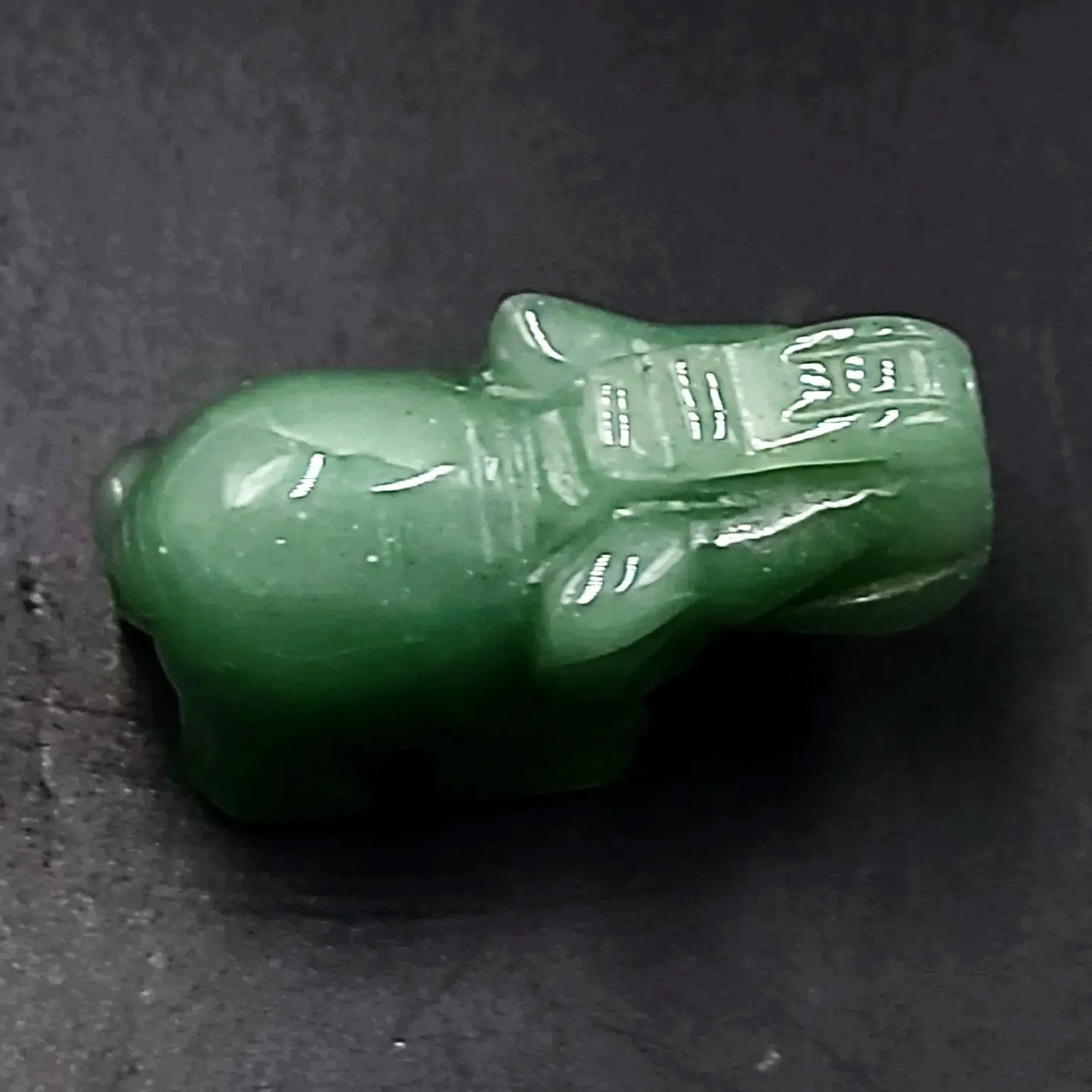 Green Aventurine Elephant Figurine 2" 50mm