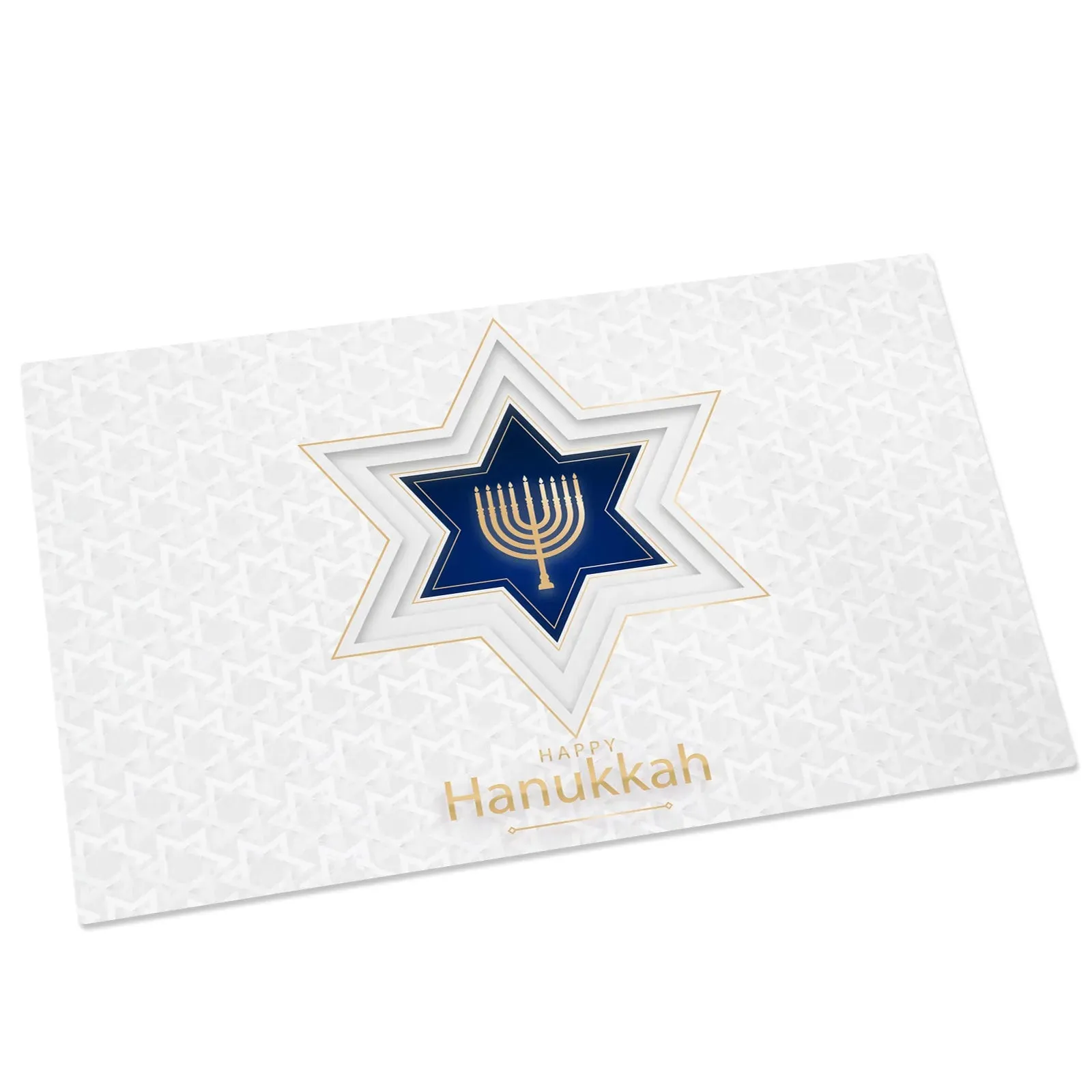 Hanukkah Mat Floor Non Slip Bathroom Kithen Rug Menorah Jewish Home Welcome Carpet For House Long Short Strip Door Mats