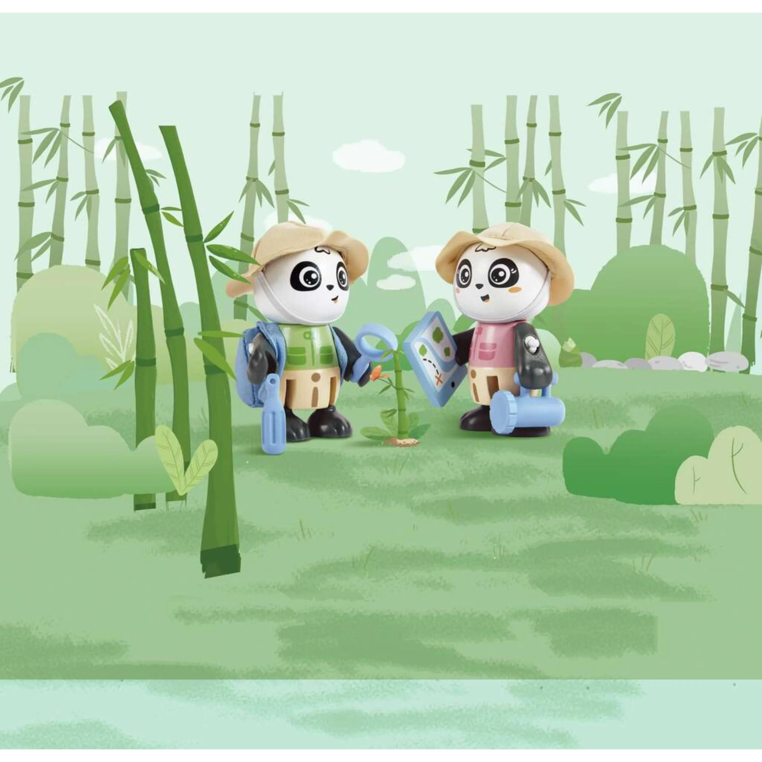 Hape Green Planet Explorers Sam & Pam