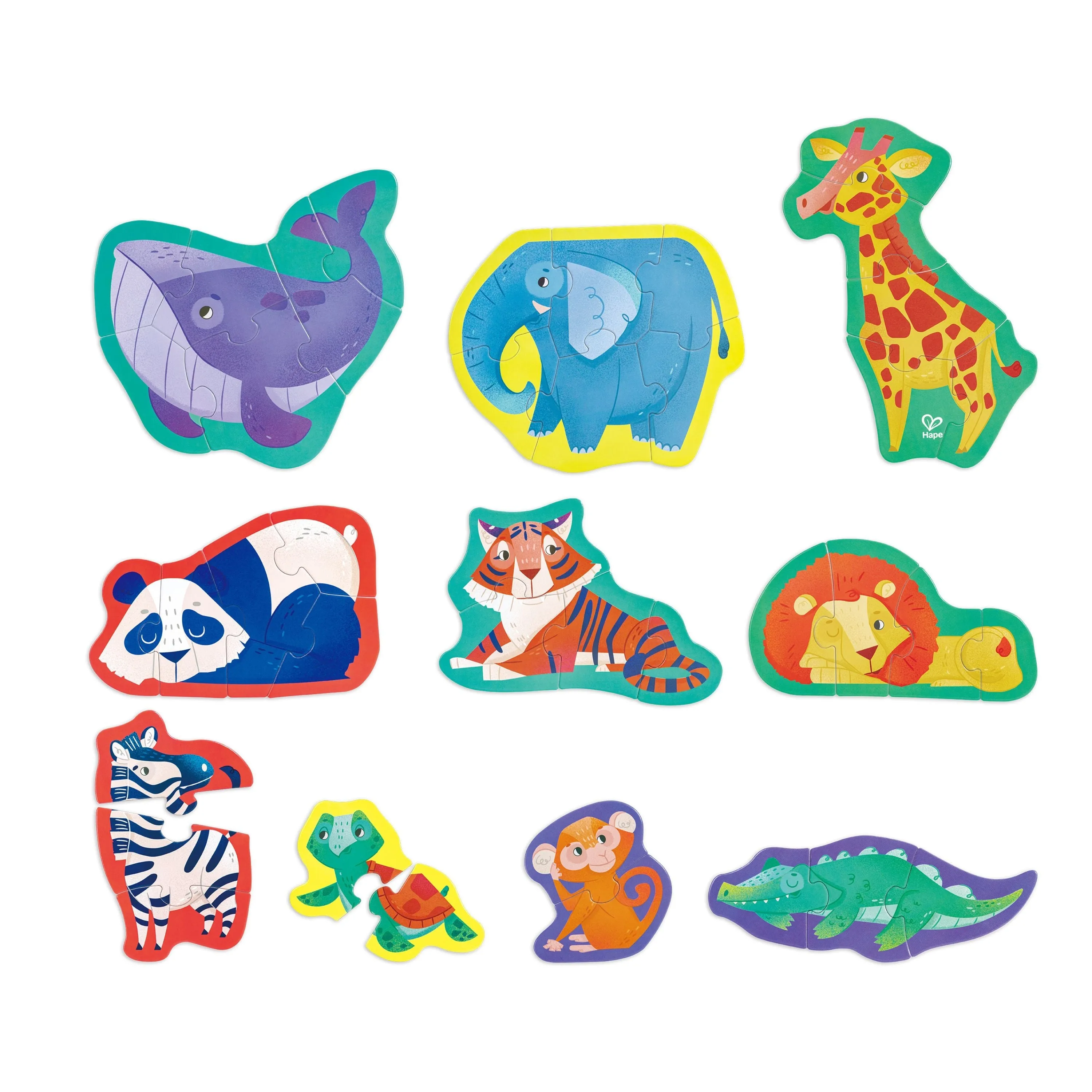Hape Wild Animal Level Up Puzzle