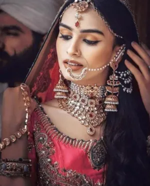 Heavy Choker Necklace for Bride #J4189
