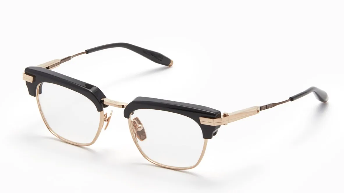 HUBBLE-Black / Brushed White Gold
