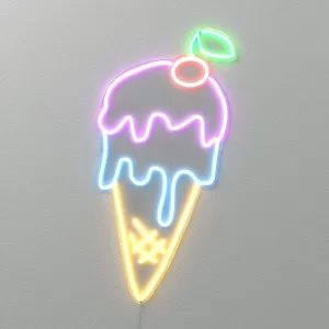 Ice Cream, man by Kelly Dabbah - LED Neon Sign