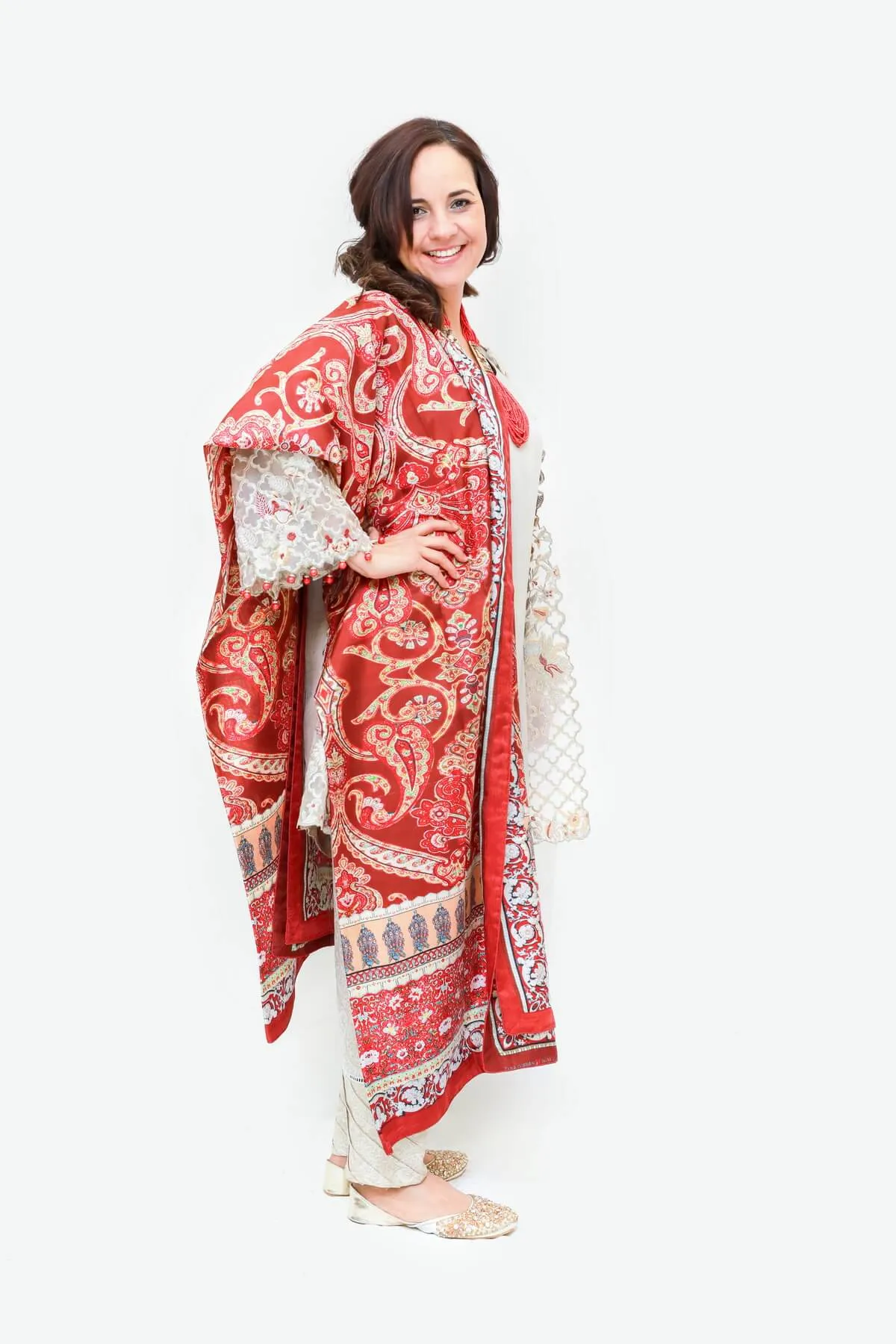 Indian Pakistani Embroidery Dress or Shawl