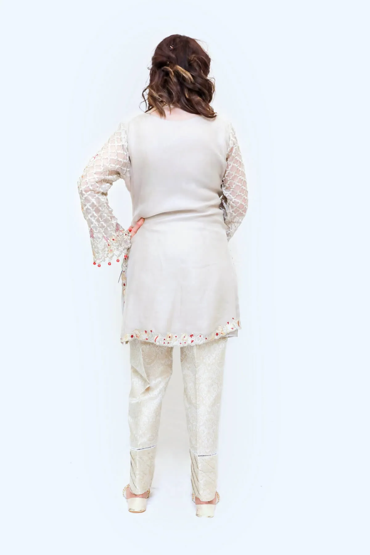 Indian Pakistani Embroidery Dress or Shawl