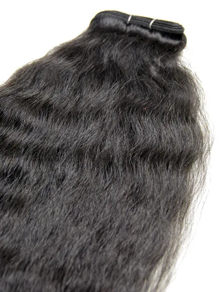 Indian Remy Kinky Wave Human Hair Extensions - Wefted Hair 26"