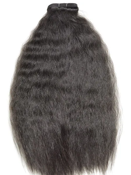 Indian Remy Kinky Wave Human Hair Extensions - Wefted Hair 26"
