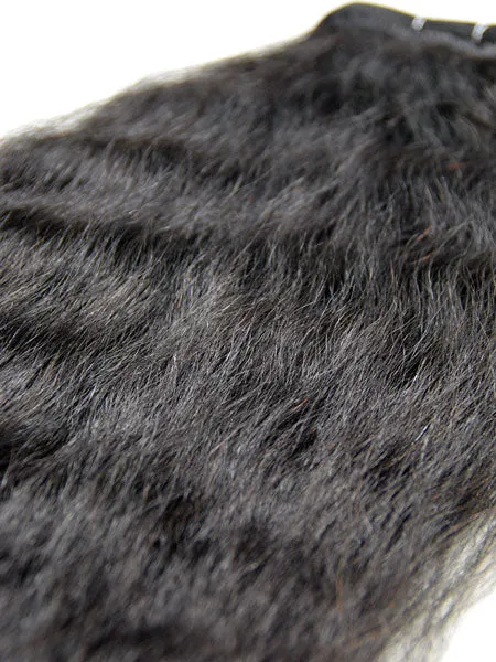 Indian Remy Kinky Wave Human Hair Extensions - Wefted Hair 26"