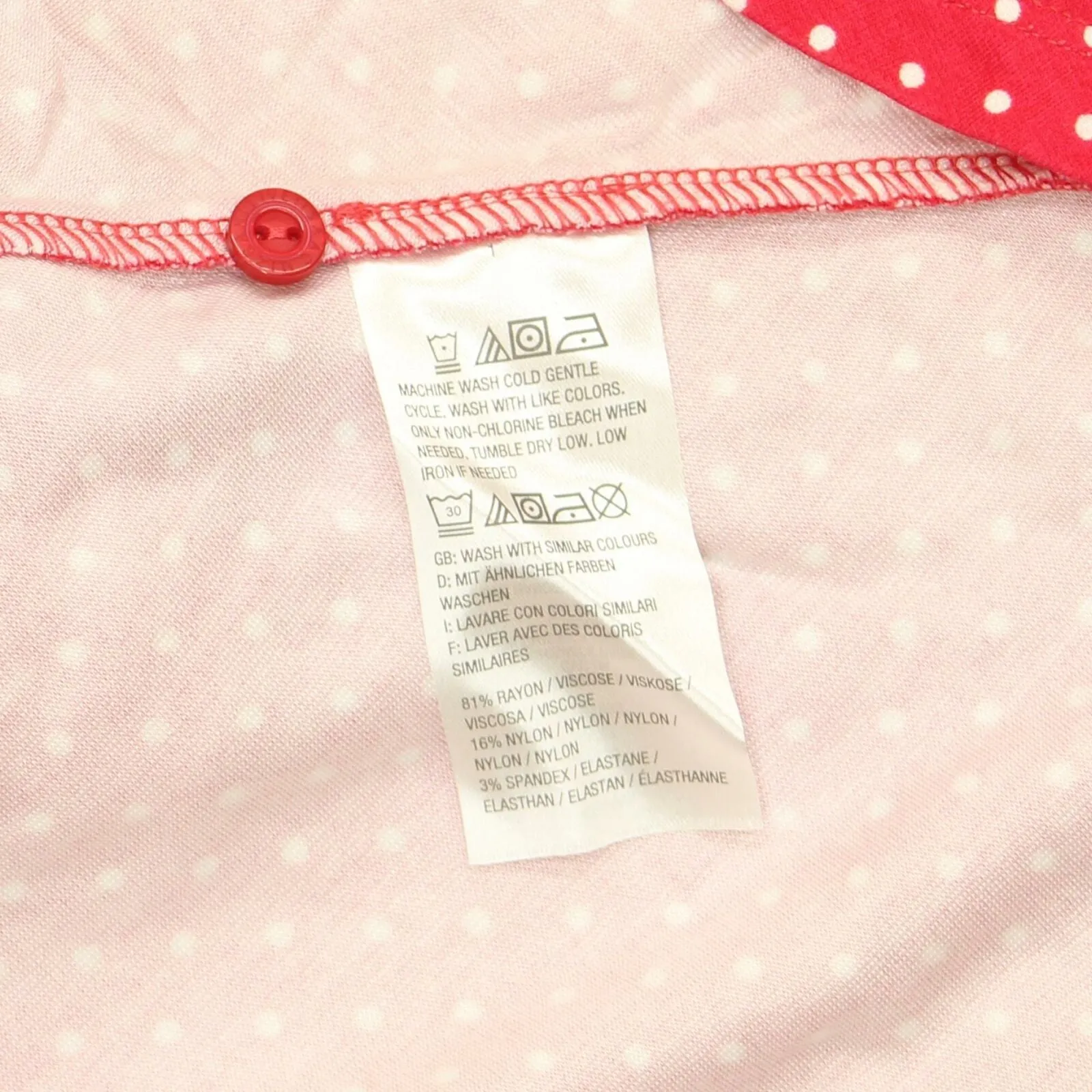 Isaac Mizrahi Live! Women's Polka Dot Button Front Knit Peplum Top