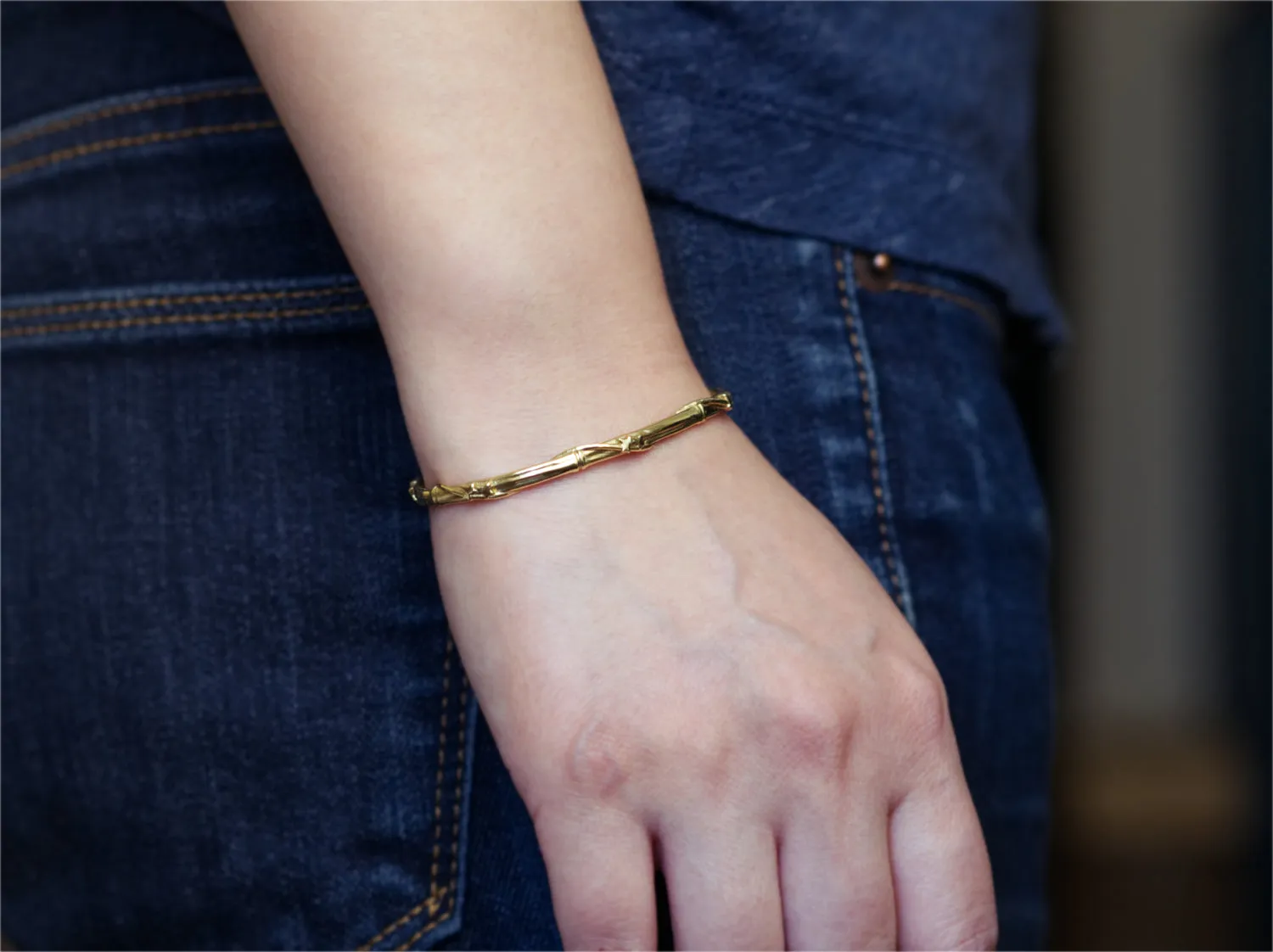 Ivy Wrap Bamboo Cuff Bracelet