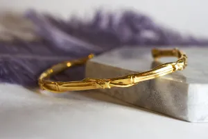 Ivy Wrap Bamboo Cuff Bracelet