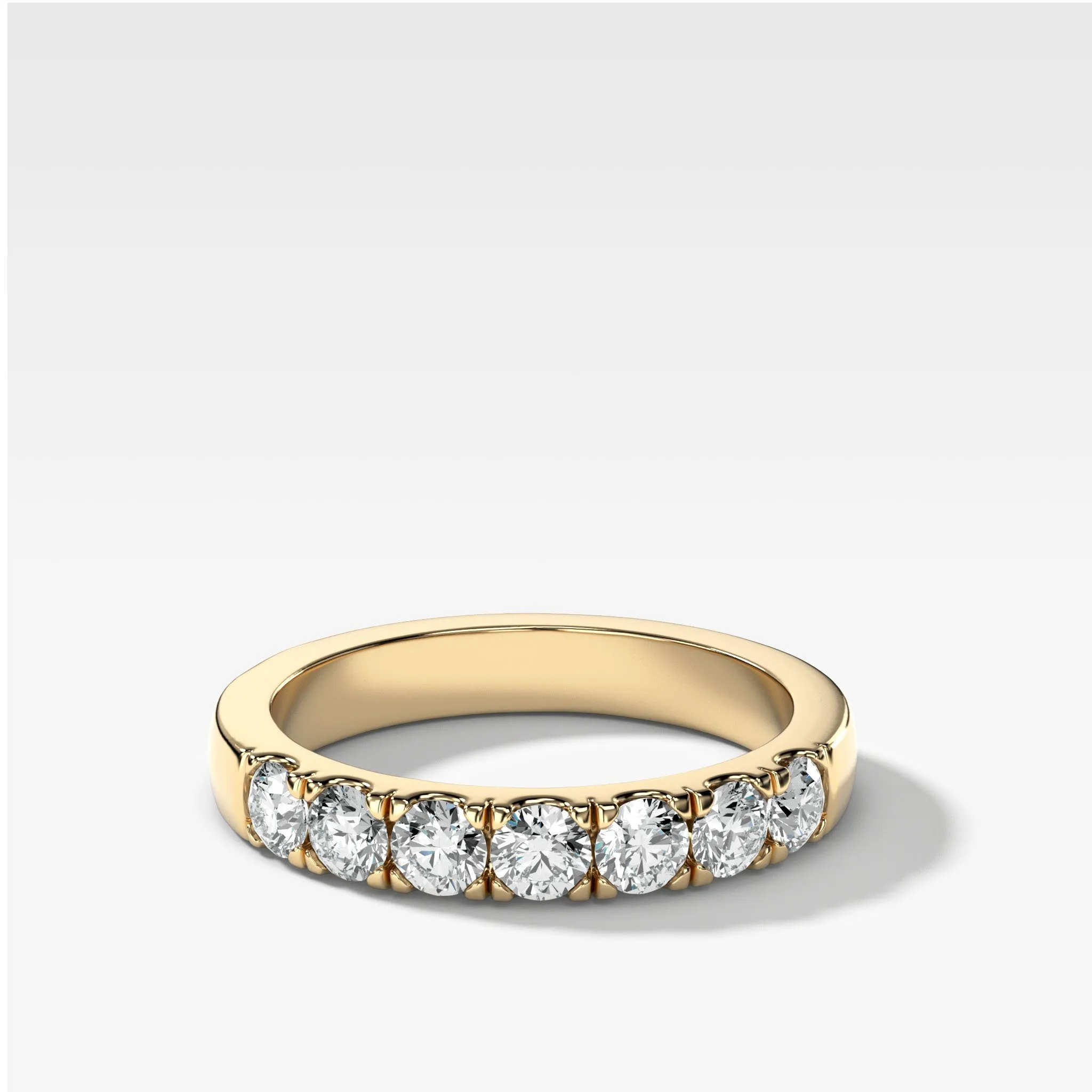 Jumbo Pavé Diamond Wedding Band