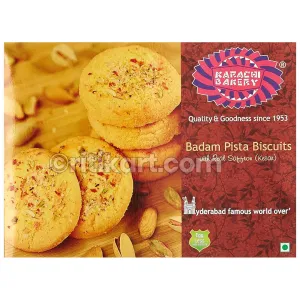 Karachi Bakery Badam Pista Biscuit 400 Gm.