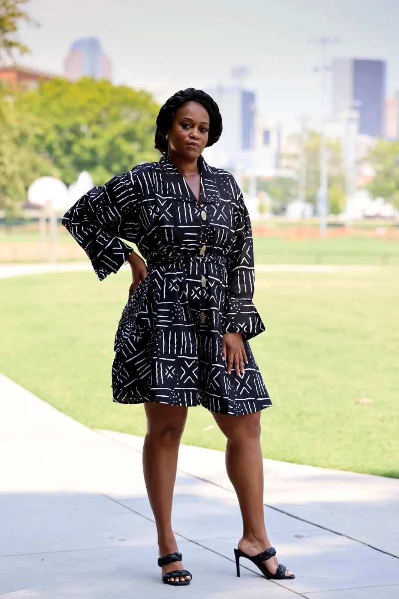 Kelu African Coat Dress