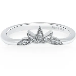 Kirk Kara "Dahlia" Nature-Inspired Diamond Wedding Band