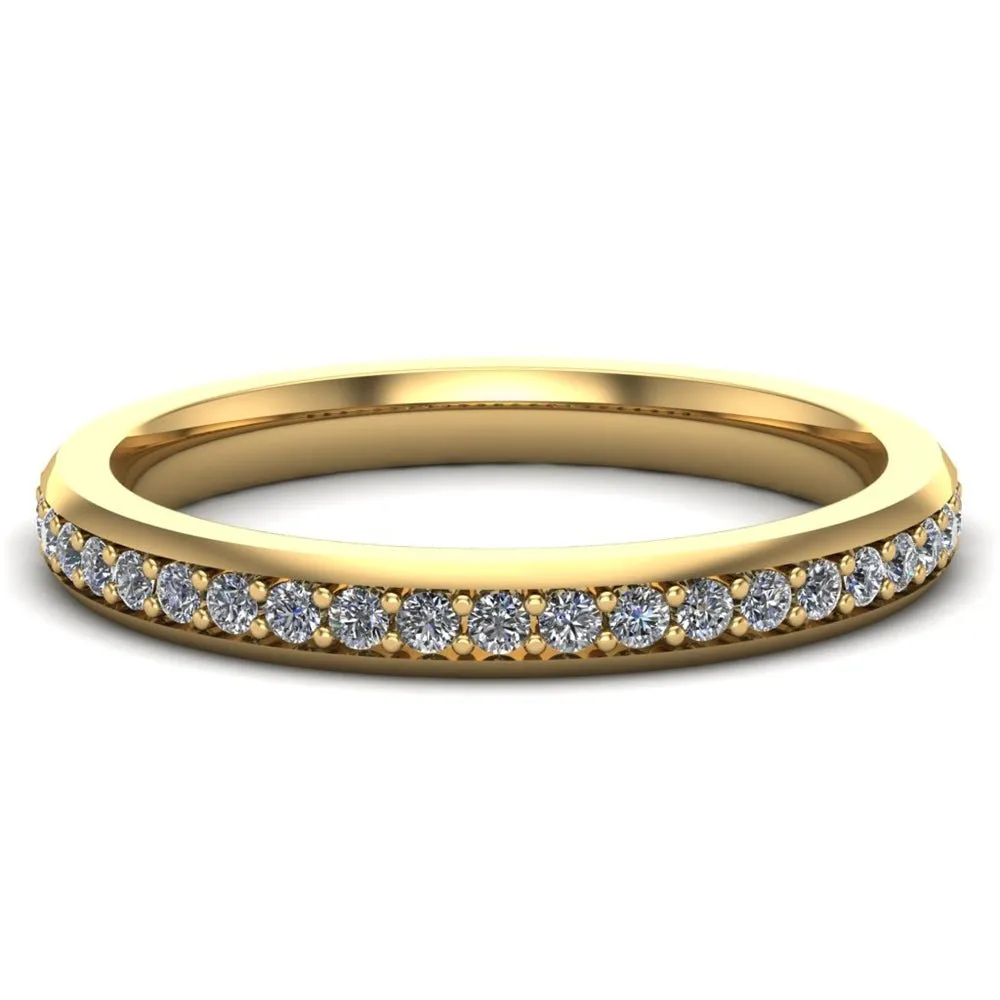 Ladies Celtic Wedding Band AYLIN-1S-BAND-YELLOW