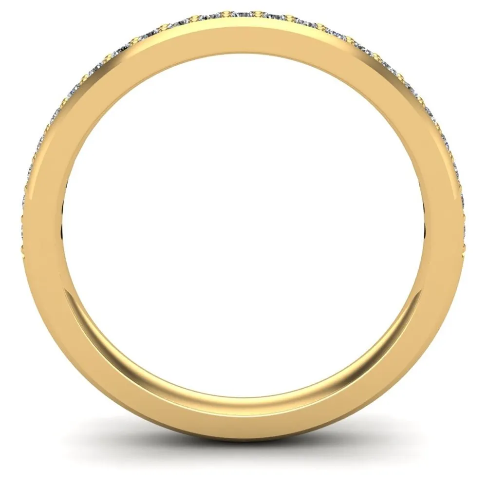 Ladies Celtic Wedding Band AYLIN-1S-BAND-YELLOW