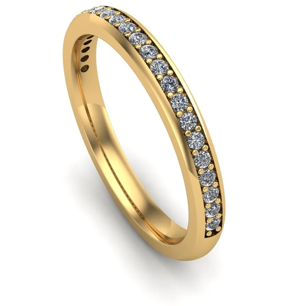 Ladies Celtic Wedding Band AYLIN-1S-BAND-YELLOW