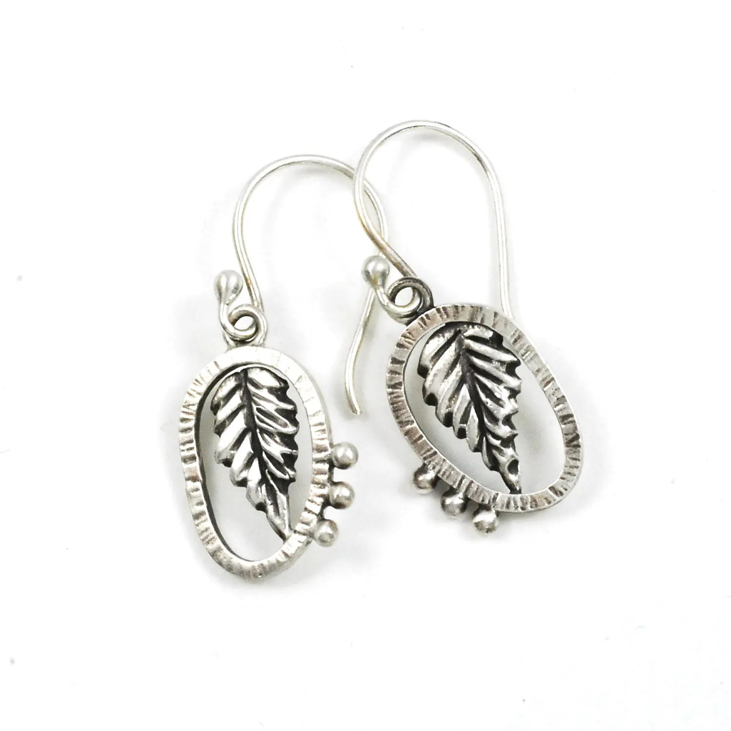 Lantana Leaf Earrings