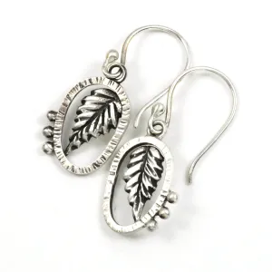 Lantana Leaf Earrings