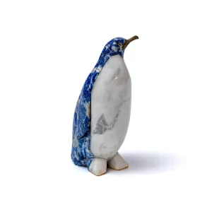 Lapis Lazuli Penguin Figurine Size 5 | Handcrafted Animal Figurine | Inspired by Nature