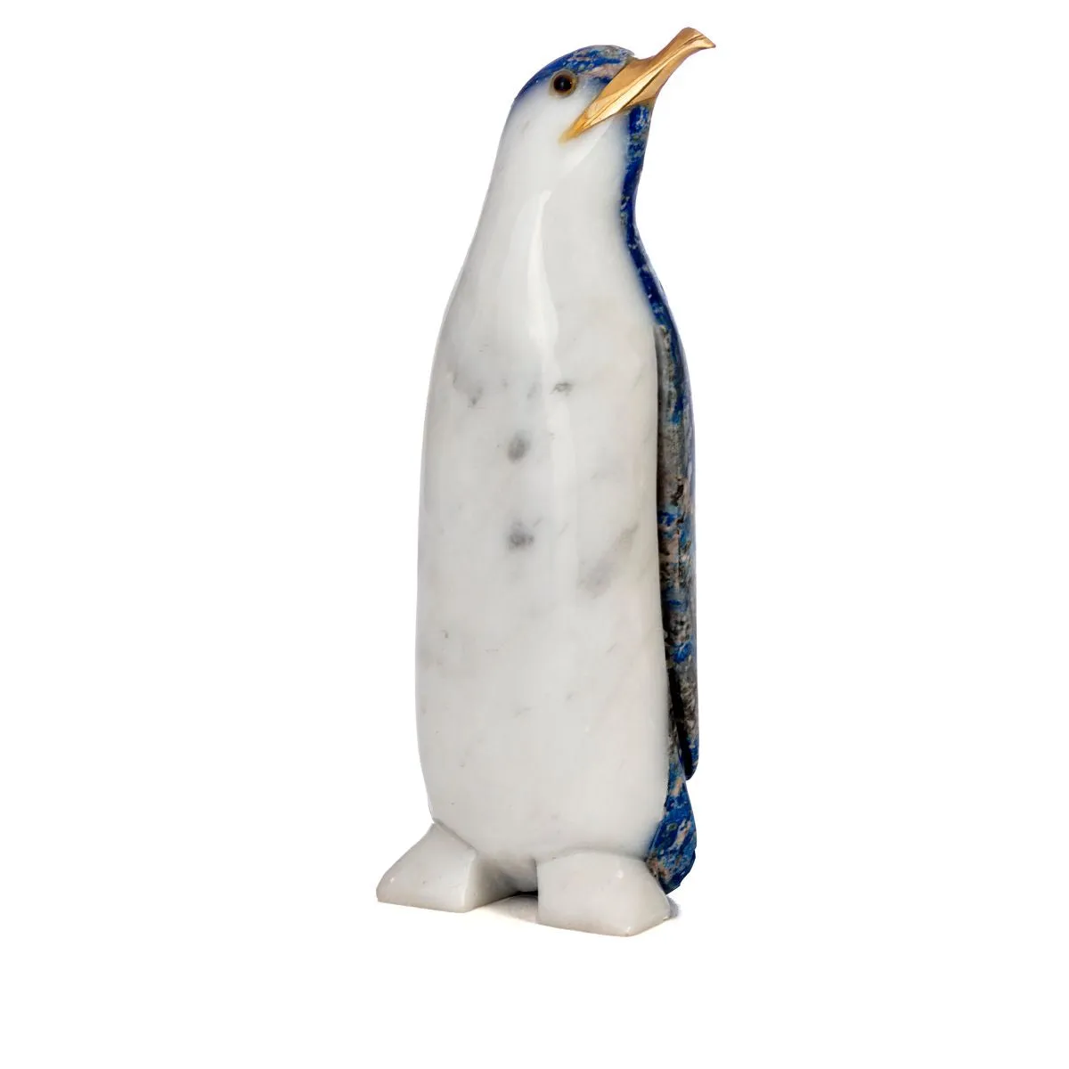 Lapis Lazuli Penguin Figurine Size 5 | Handcrafted Animal Figurine | Inspired by Nature