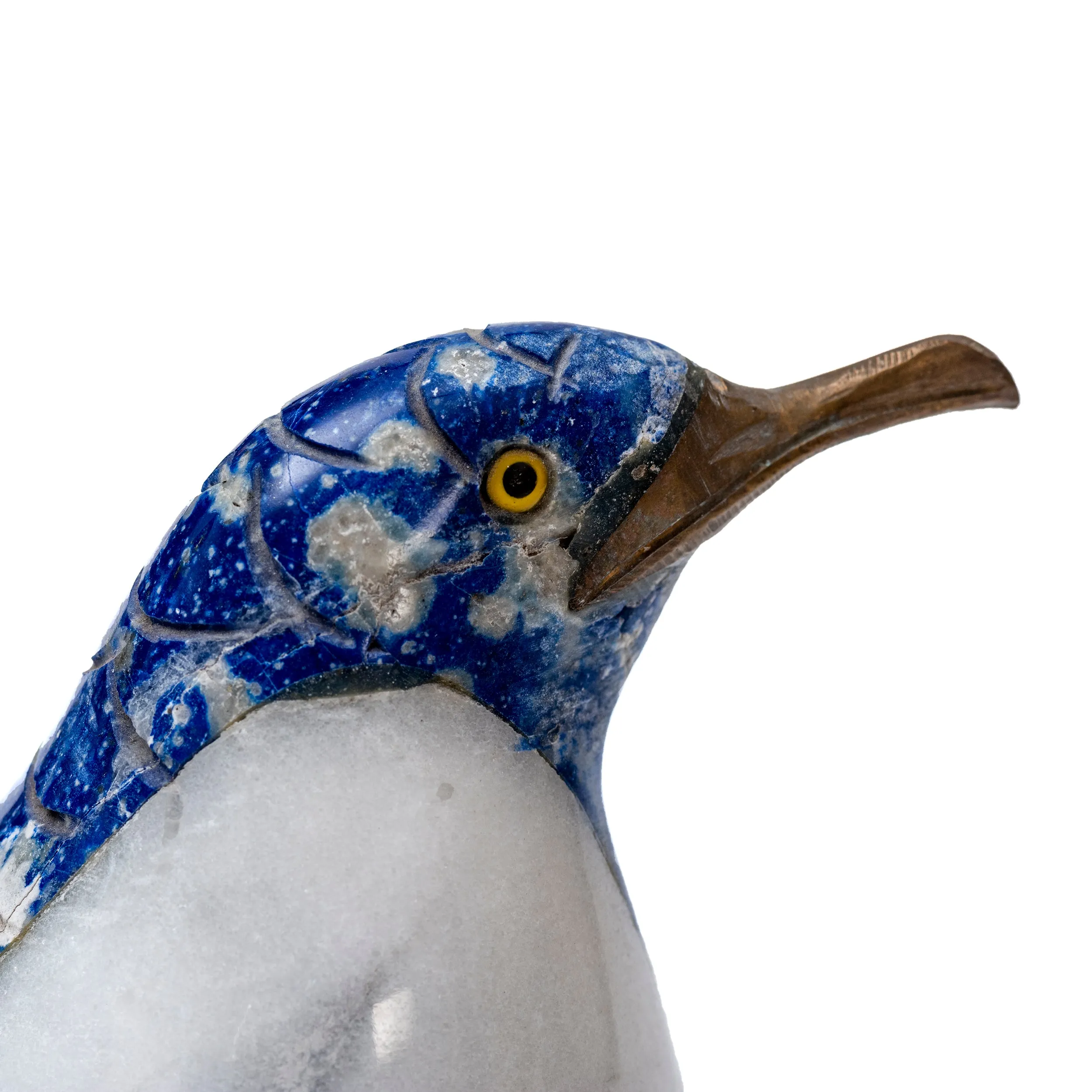 Lapis Lazuli Penguin Figurine Size 5 | Handcrafted Animal Figurine | Inspired by Nature