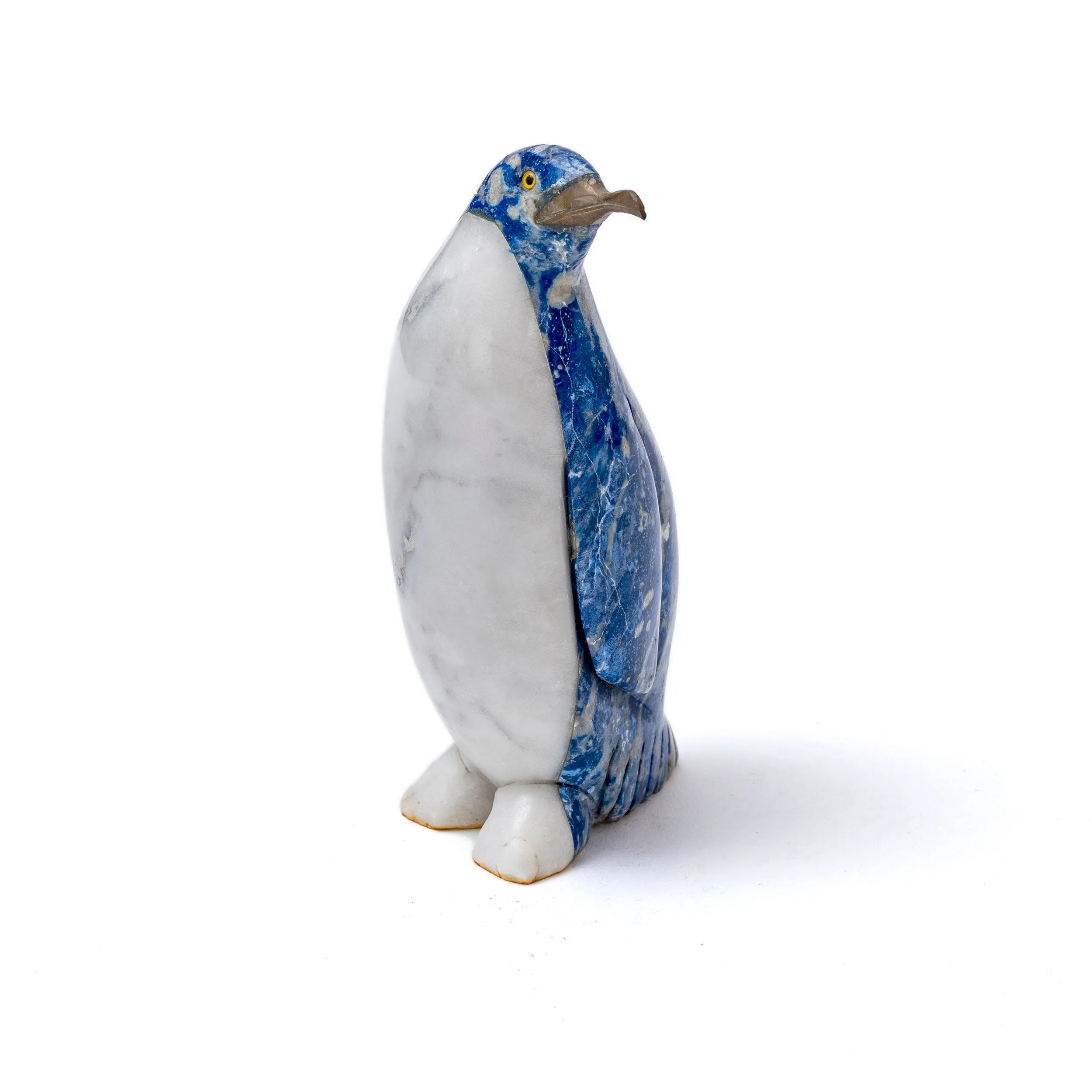 Lapis Lazuli Penguin Figurine Size 5 | Handcrafted Animal Figurine | Inspired by Nature