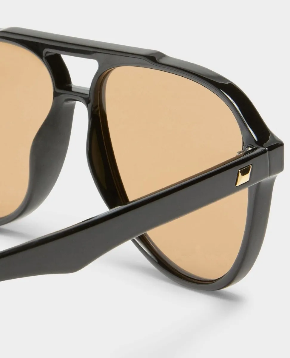 Le Spec Tragic Magic Black Sunglasses