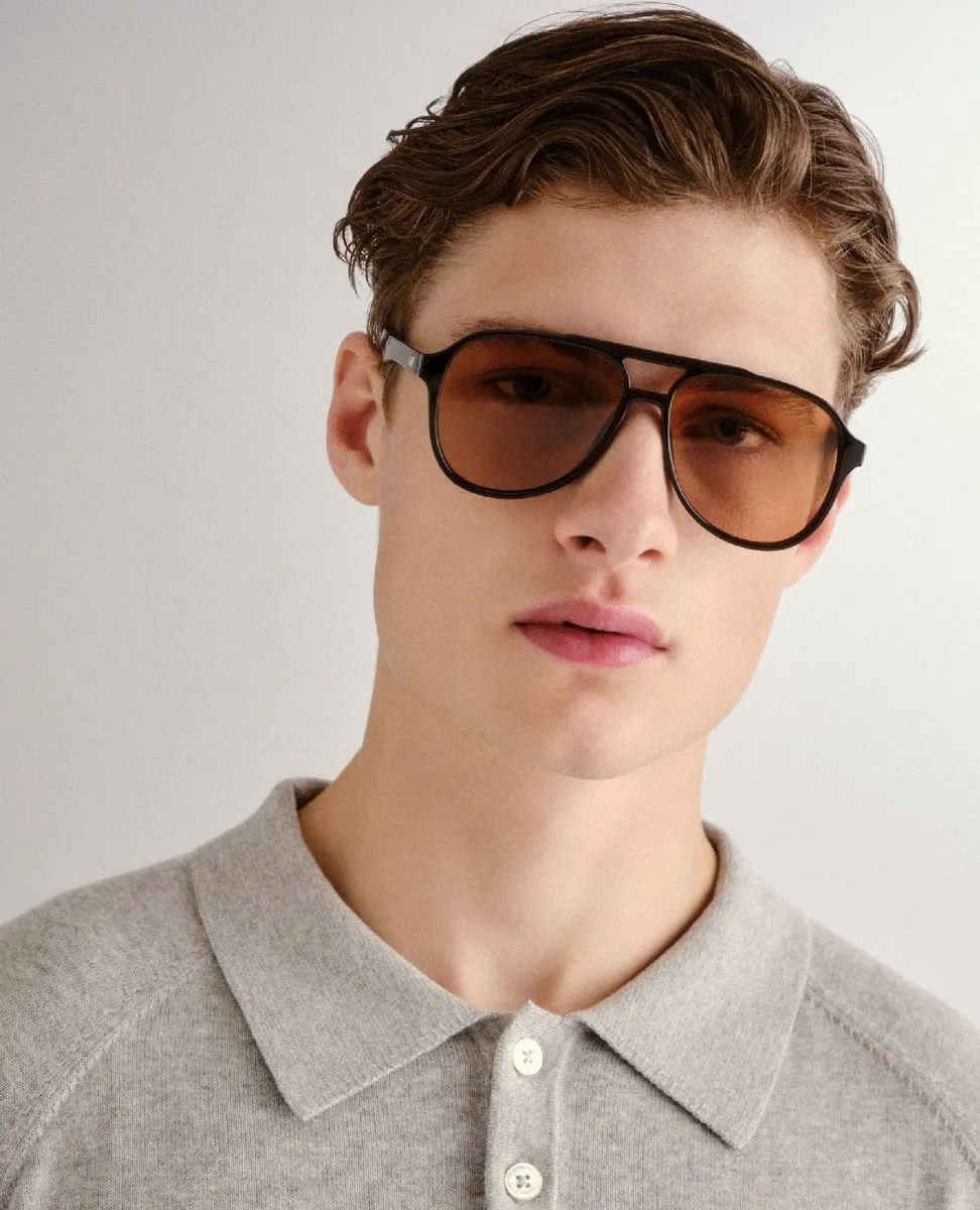Le Spec Tragic Magic Black Sunglasses