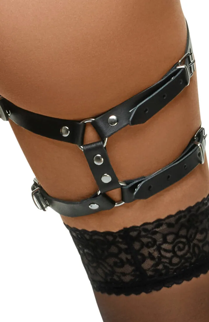 Leather body harness lingerie - New Beginnings