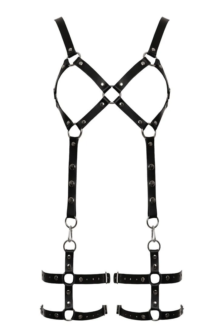 Leather body harness lingerie - New Beginnings
