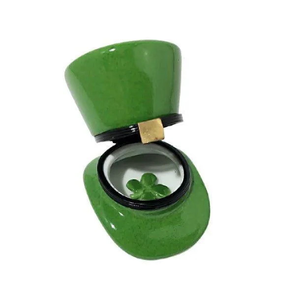 Leprechaun Hat Irish with Removable Clover Decor