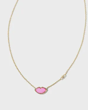 LIPS PENDANT NECKLACE