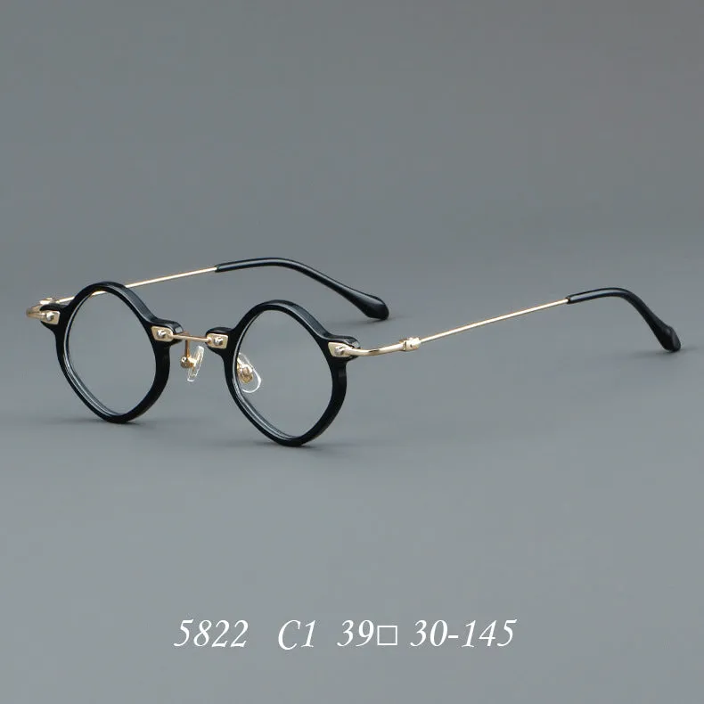 Logan Retro Geometric Glasses Frame