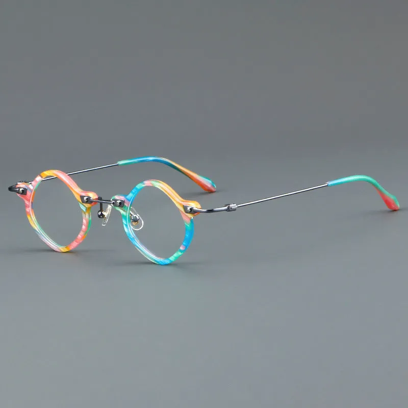 Logan Retro Geometric Glasses Frame