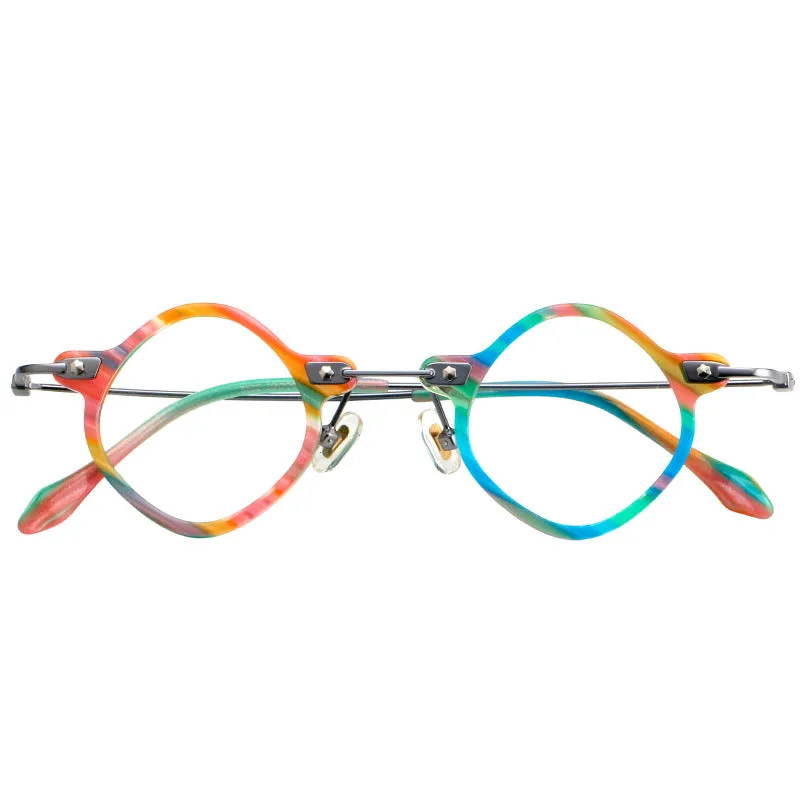 Logan Retro Geometric Glasses Frame